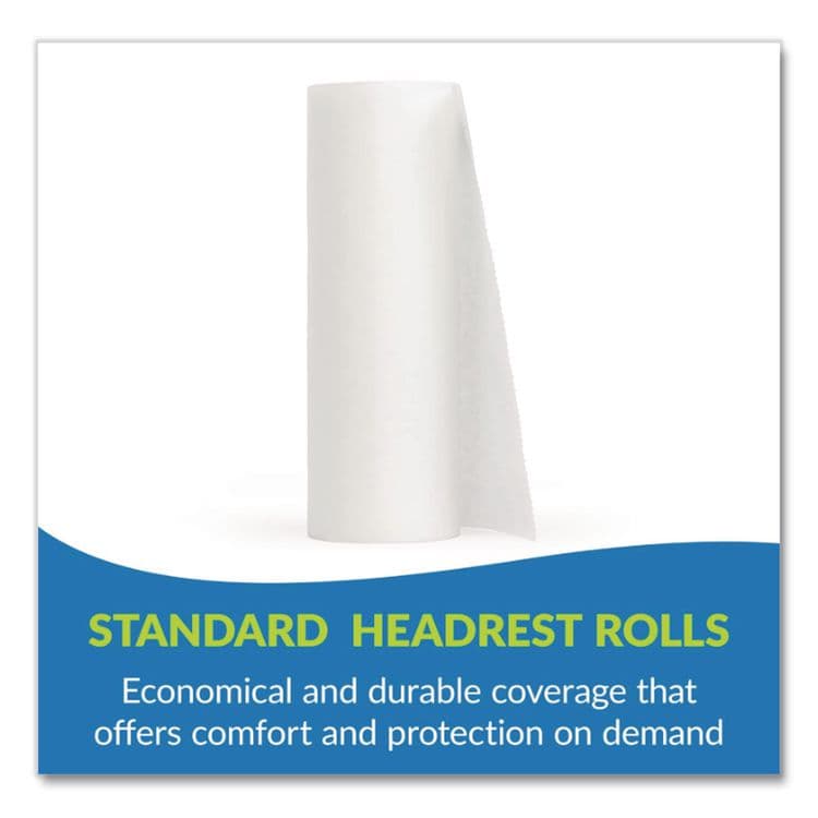 TIDI PRODUCTS Choice Headrest Paper Roll, Smooth-Finish, 8.5" x 125 ft, White, 25/Carton (BHC980898) thumbnail 4