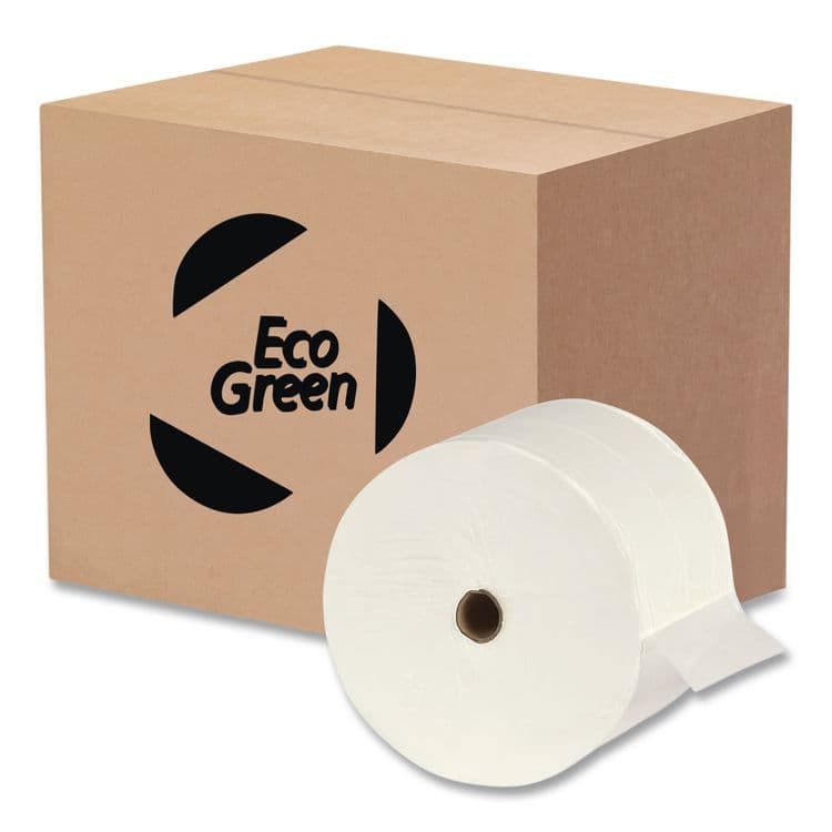 AMERICAN PAPER CONVERTING Recycled Two-Ply Small Core Toilet Paper, Septic Safe, White, 1,500 Sheets/Roll, 24 Rolls/Carton (APAEB15725)