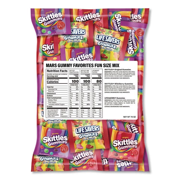 MARS, . Gummy Favorites Fun Size Mix, 70 oz Bag (GRR22002591) thumbnail 3