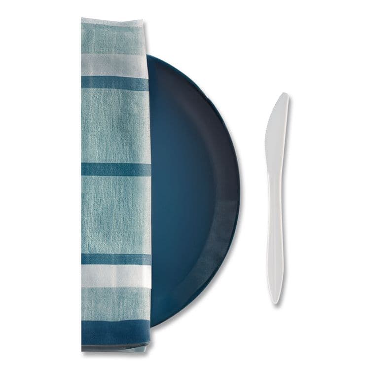 BERK ENTERPRISES Mediumweight Polypropylene Cutlery, Knife, Plastic, White, 1,000/Carton (BSQ1011000) thumbnail 3