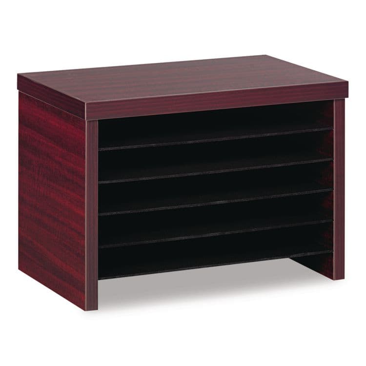ALERA Alera Valencia Series Under-Counter File Organizer, 6 Sections, 15.75" x 9.88" x 10.88", Mahogany (ALEVA316012MY)