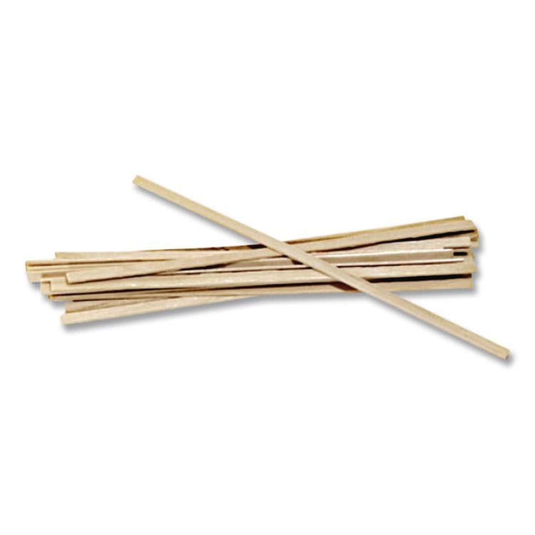 BERK ENTERPRISES Wood Beverage Stirrers, 5.5", Natural, 1,000/Pack (BSQ9041290) thumbnail 3
