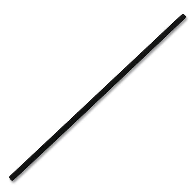 BERK ENTERPRISES Unwrapped Round Stirrers, 7.75", Polypropylene, Black, 500/Pack (BSQ1241207) thumbnail 3