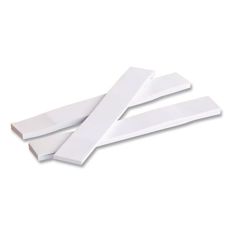 CONTROLTEK Blank Currency Straps, Pre-Sealed, White, 1,000/Pack (CNK560013) thumbnail 2