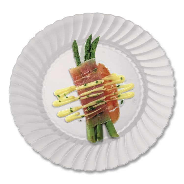 WNA, . Classicware Plates, Plastic, 6" dia, Clear, 18/Bag, 10 Bags/Carton (WNACW6180) thumbnail 2
