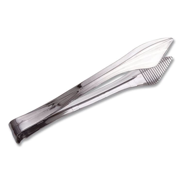 WNA, . Reflections Heavyweight Plastic Utensils, Serving Tongs, 9", Silver (WNARFTNG9) thumbnail 3