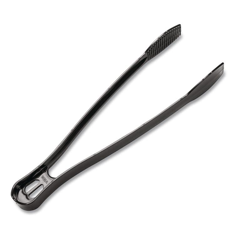 WNA, . Caterline Tongs, Plastic, 9", Black, 48/Carton (WNAA7TSBL) thumbnail 2