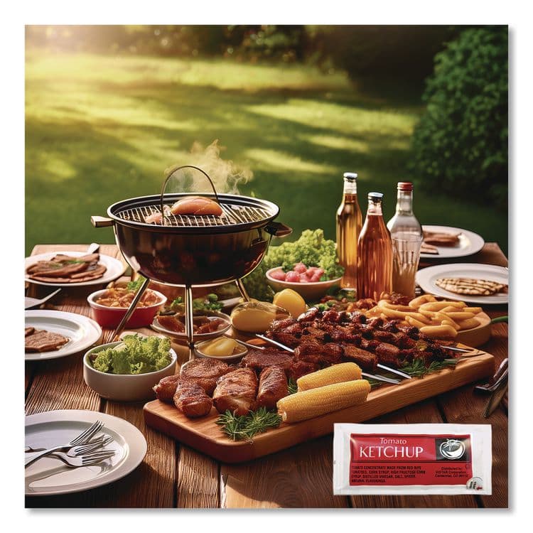 PERFORMANCE FOOD GROUP Condiment Packets, Ketchup, 0.25 oz Packet, 200/Carton (VST80002) thumbnail 3