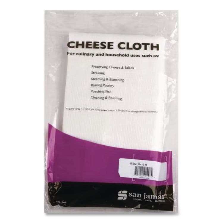 CFS BRANDS Food Grade Cheese Cloth, 36" x 80 yd, White, 10/Carton (SJMG10)
