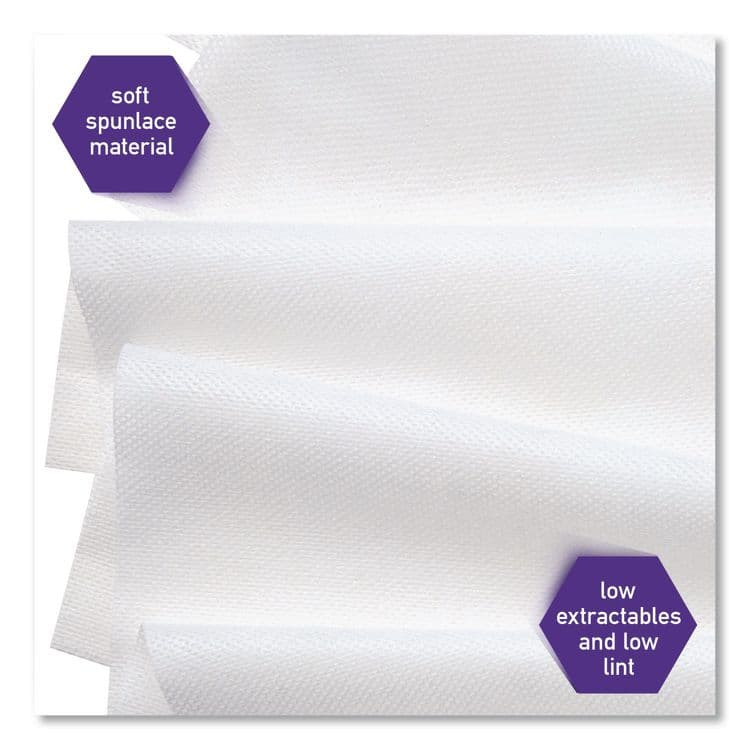 KIMBERLY CLARK SCOTTPURE Critical Task Wipers, 1/4 Fold, 12 x 15, White, 100/Box, 4/Carton (KCC06121) thumbnail 4