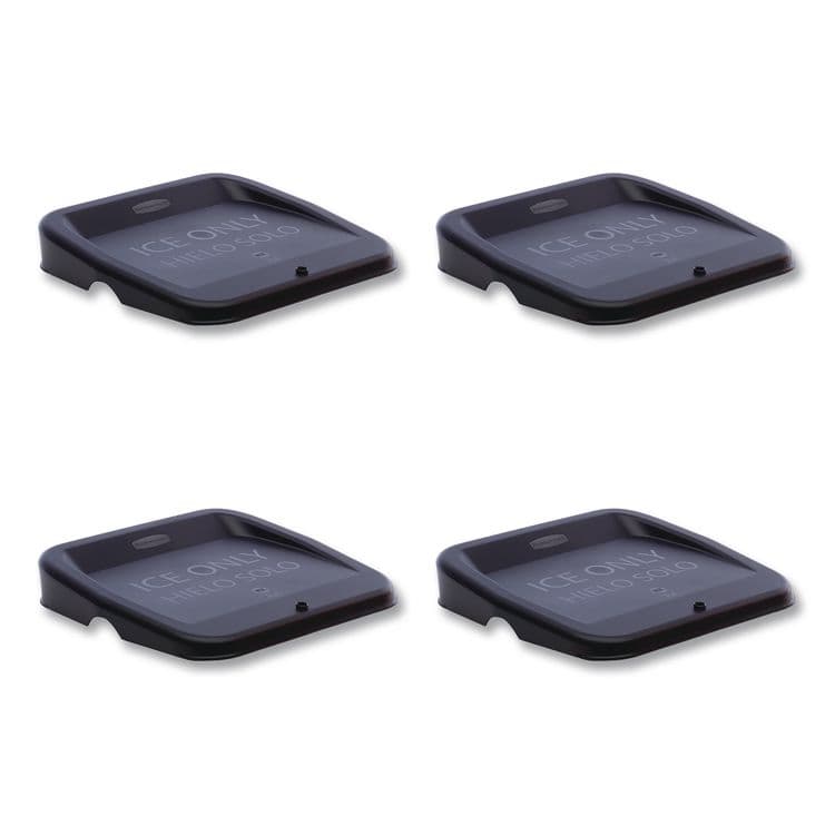 RUBBERMAID COMMERCIAL PROD. Ice Tote Lid, Black, 4/Carton (RCP9F73BLA) thumbnail 2