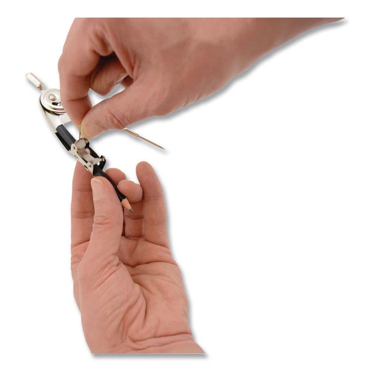 ACME UNITED CORPORATION Ball Bearing Compass, 13" Diameter, Metal, Metallic Color (ACM12201) thumbnail 3