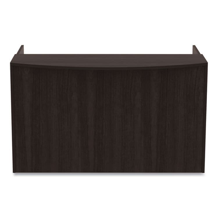 ALERA Alera Valencia Series Reception Desk with Transaction Counter, 71" x 35.5" x 29.5" to 42.5", Espresso (ALEVA327236ES) thumbnail 4