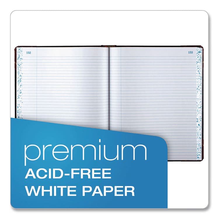 ESSELTE PENDAFLEX CORP. Log Book, List-Management Format with Medium/College Ruling, Black/Red Cover, (150) 10.13 x 7.78 Sheets (BORG21150R) thumbnail 4