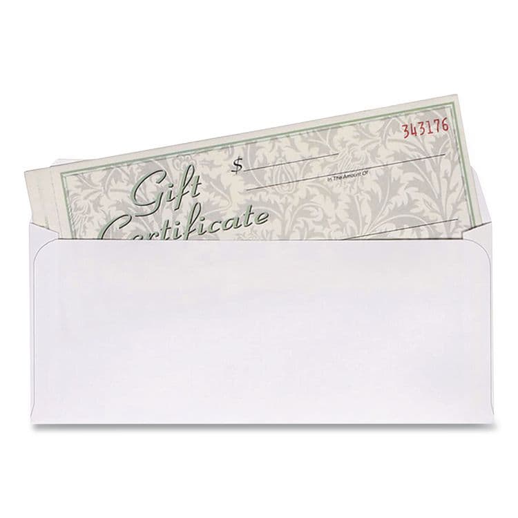 CARDINAL BRANDS . Gift Certificates with Envelopes, 8 x 3.4, White/Canary, 25/Book (ABFGFTC1) thumbnail 4