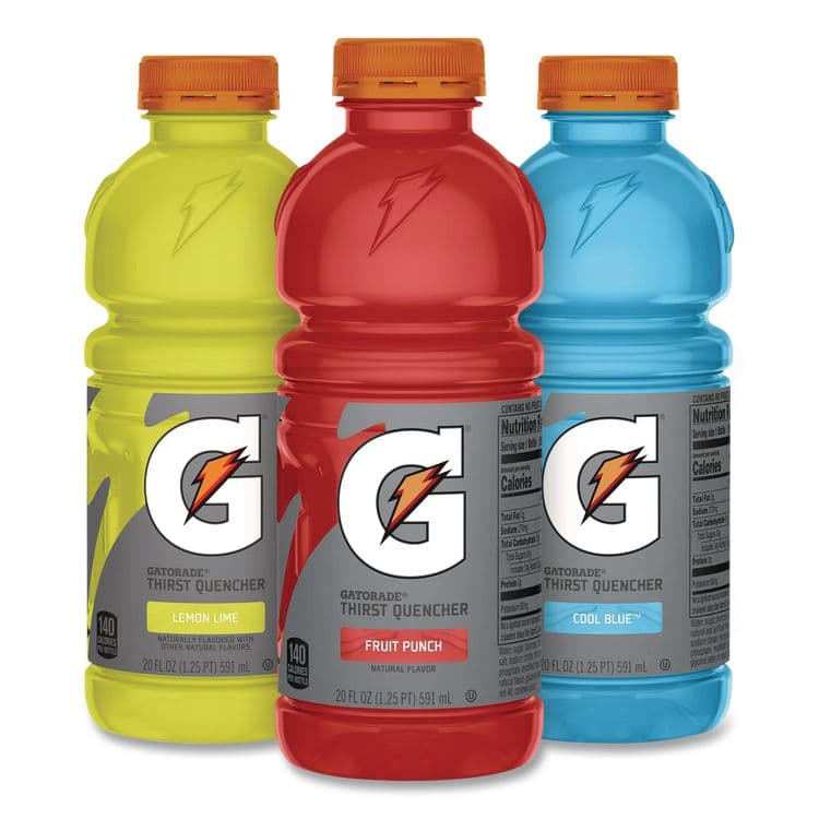 PEPSICO Rainbow Variety Pack, Cool Blue/Fruit Punch/Lemon Lime, 20 oz Bottle, 24/Carton (GRR22002675) thumbnail 3