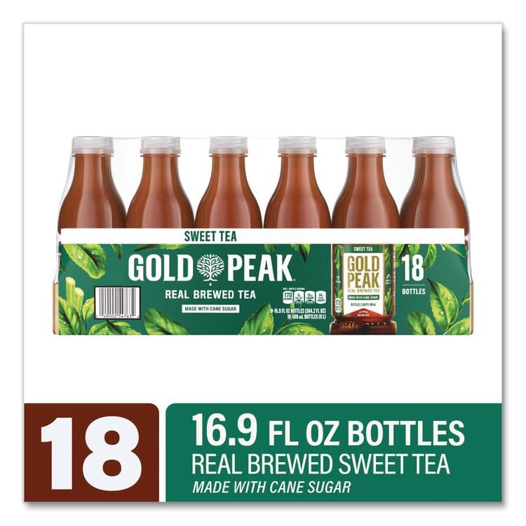 COCA-COLA Sweet Black Tea Bottles, 16.9 oz Bottle, 18/Carton (GRR22002678) thumbnail 2