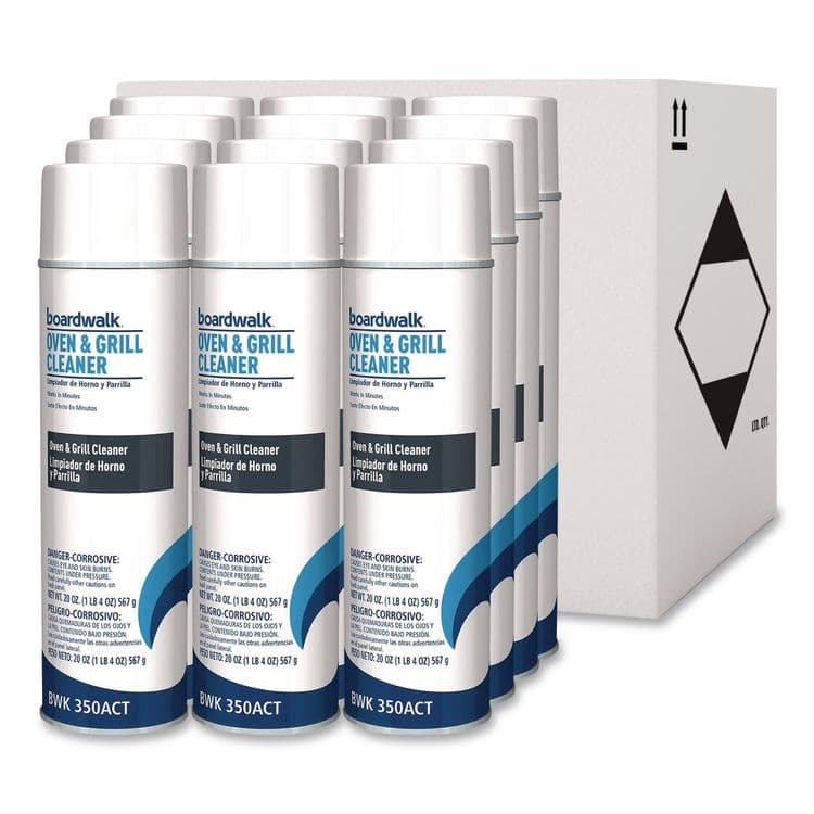 BOARDWALK Oven and Grill Cleaner, 20 oz Aerosol Spray, 12/Carton (BWK350ACT)