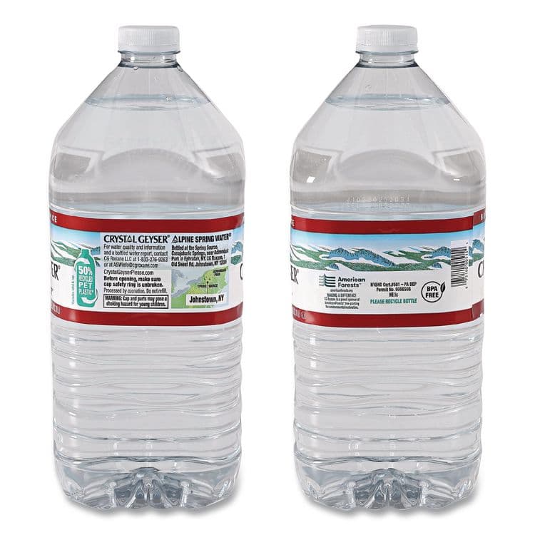 CRYSTAL GEYSER WATER CO Alpine Spring Water, 1 Gal Bottle, 6/Carton (CGW12514CT) thumbnail 3
