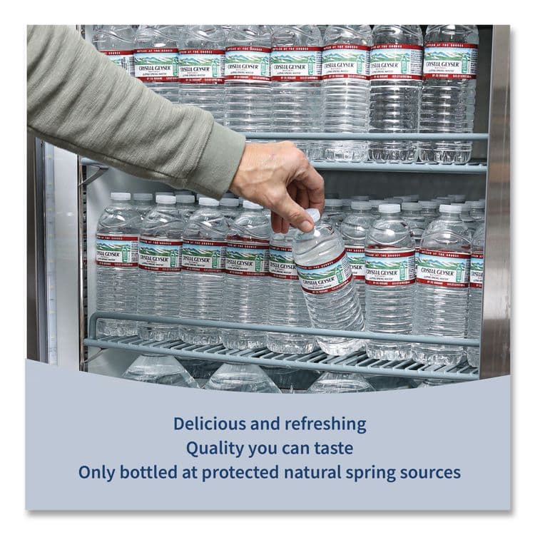 CRYSTAL GEYSER WATER CO Alpine Spring Water, 16.9 oz Bottle, 35/Carton (CGW35001CT) thumbnail 4