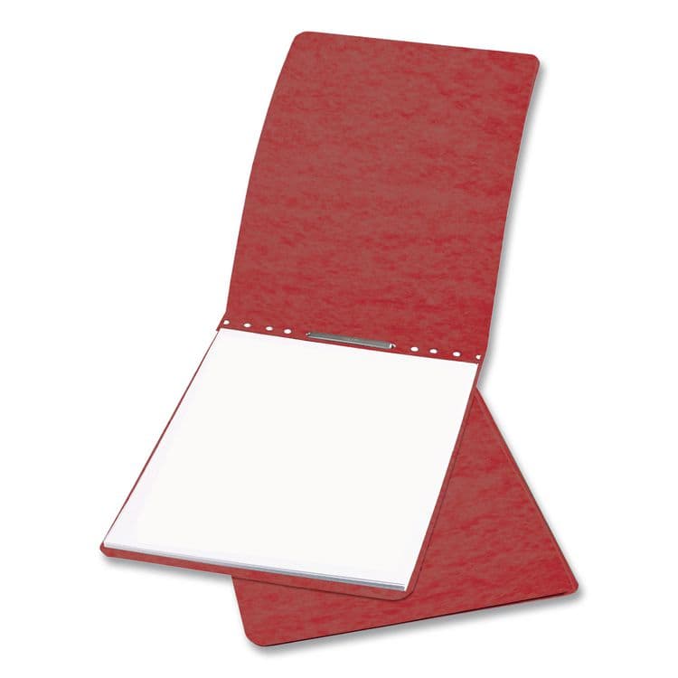 ACCO BRANDS, . PRESSTEX Report Cover with Tyvek Reinforced Hinge, Two-Piece Prong Fastener, 3" Capacity, 8.5" x 11", Red/Red (ACC17048)