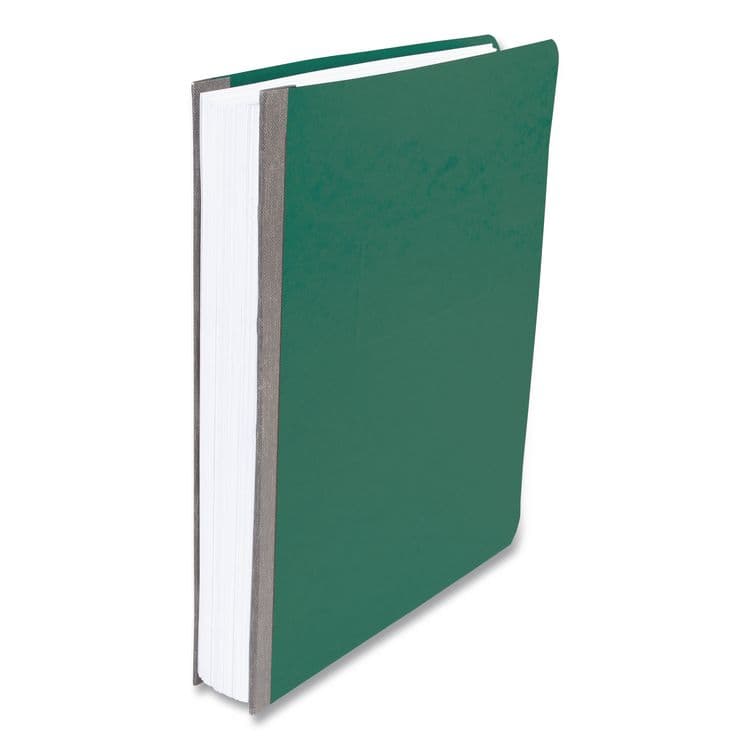 ACCO BRANDS, . PRESSTEX Report Cover with Tyvek Reinforced Hinge, Side Bound, 2-Piece Prong Fastener, 8.5 x 11, 3" Capacity, Dark Green (ACC25076) thumbnail 4