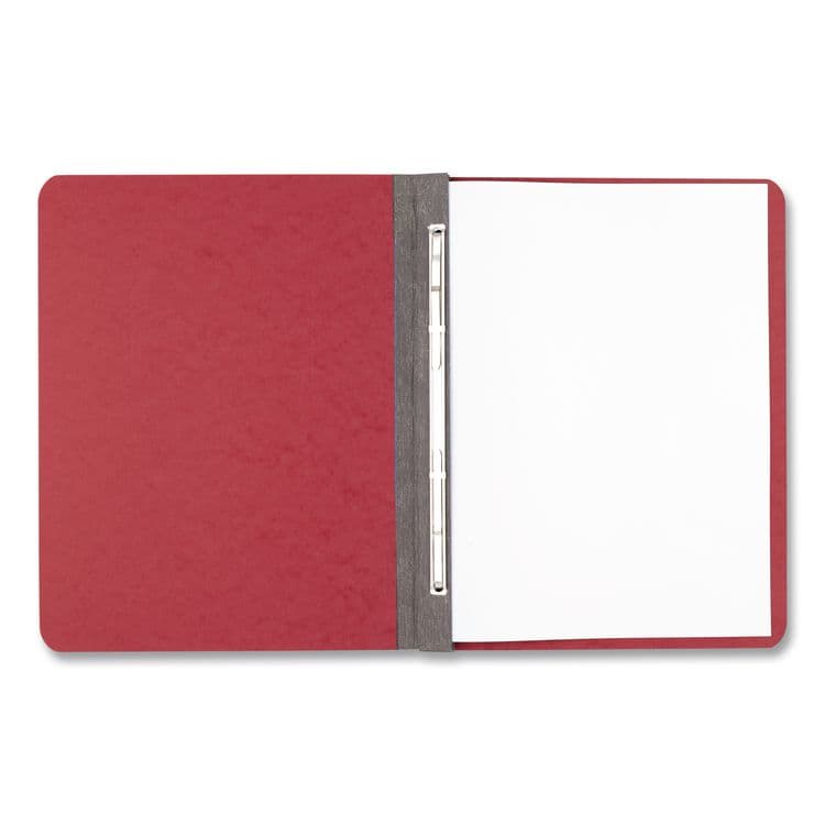 ACCO BRANDS, . PRESSTEX Report Cover with Tyvek Reinforced Hinge, Side Bound, Two-Piece Prong Fastener, 3" Capacity, 14 x 8.5, Red/Red (ACC30078) thumbnail 3