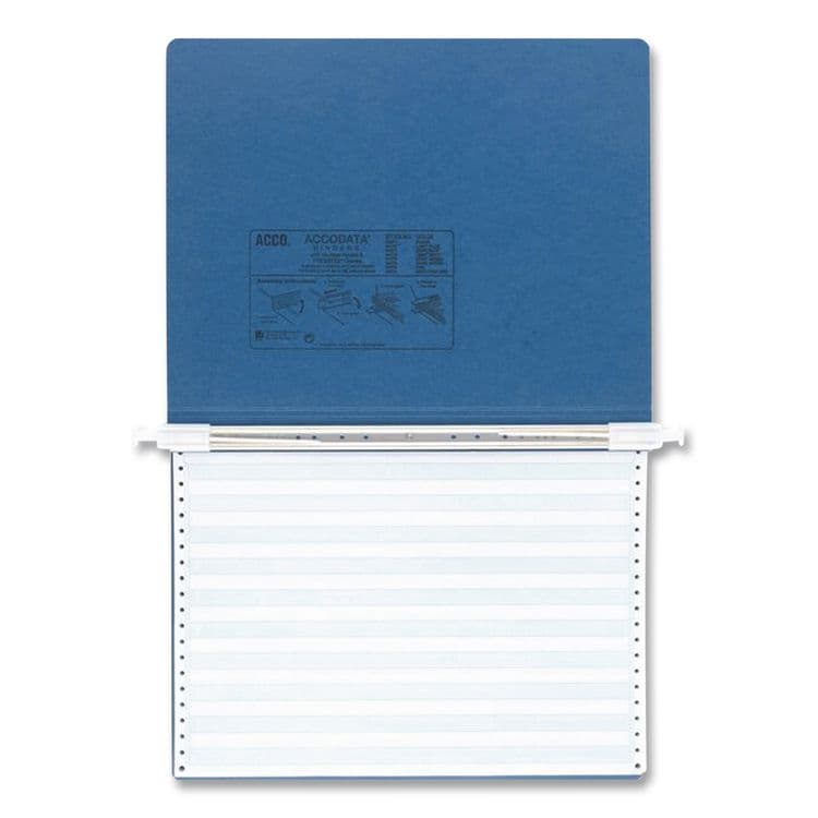 ACCO BRANDS, . PRESSTEX Covers with Storage Hooks, 2 Posts, 6" Capacity, 9.5 x 11, Dark Blue (ACC54113) thumbnail 4
