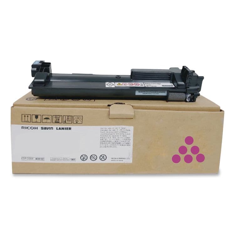 RICOH CORP. 408182 Toner, 1,500 Page-Yield, Magenta (RIC408182)