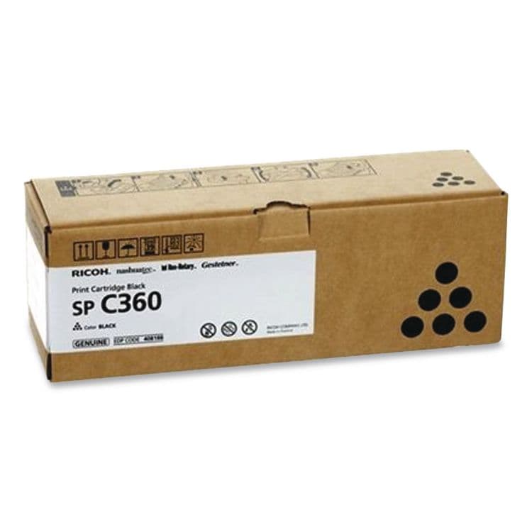 RICOH CORP. 408180 Toner, 1,500 Page Yield, Black (RIC408180) thumbnail 3