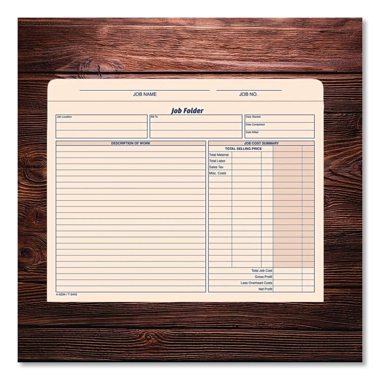 TOPS BUSINESS FORMS Job Folder, Straight Tabs, Letter Size, Manila, 20/Pack (TOP3440) thumbnail 3