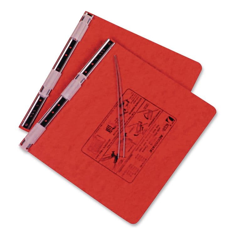 ACCO BRANDS, . PRESSTEX Covers with Storage Hooks, 2 Posts, 6" Capacity, 9.5 x 11, Executive Red (ACC54119) thumbnail 3