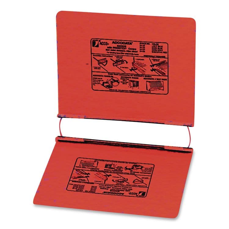 ACCO BRANDS, . PRESSTEX Covers with Storage Hooks, 2 Posts, 6" Capacity, 9.5 x 11, Executive Red (ACC54119) thumbnail 4