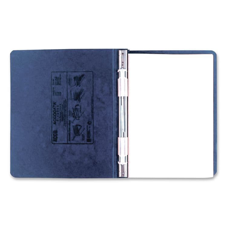 ACCO BRANDS, . PRESSTEX Covers with Storage Hooks, Bound On 11" Side, 2 Posts, 6" Capacity, 11 x 8.5, Light Blue (ACC54122) thumbnail 4