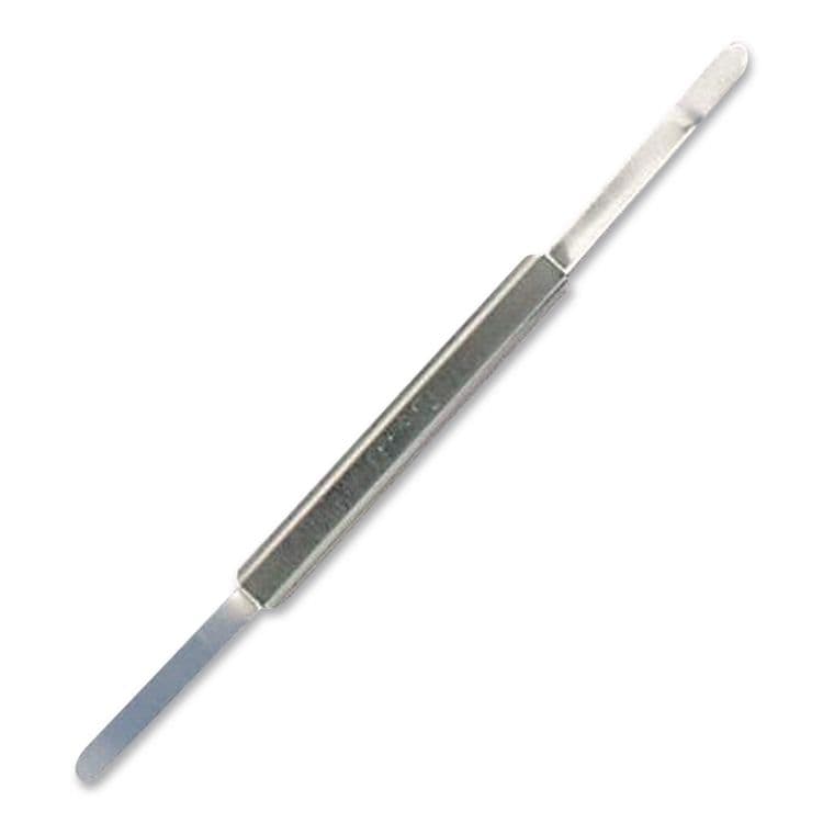 ACCO BRANDS, . Premium Two-Prong Fastener Bases, 2" Capacity, 2.75" Center to Center, Silver, 100/Box (ACC70023) thumbnail 3