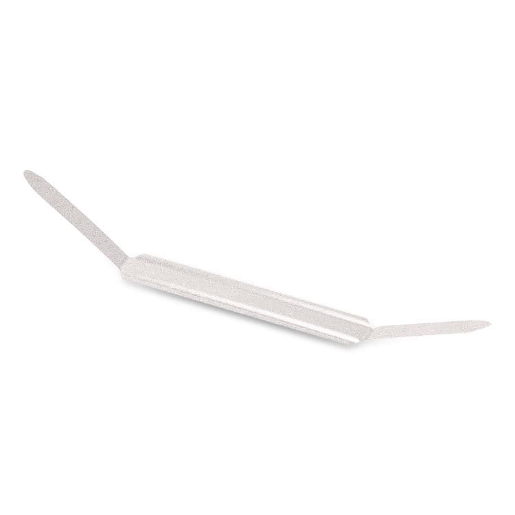 ACCO BRANDS, . Premium Two-Prong Fastener Bases, 2" Capacity, 2.75" Center to Center, Silver, 100/Box (ACC70023) thumbnail 4