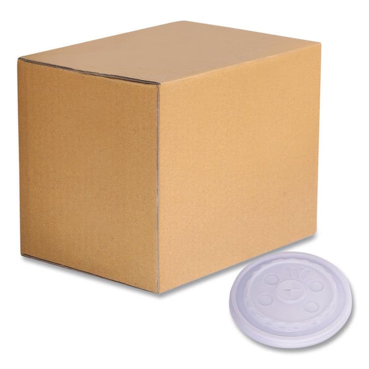 WINCUP CORPORATION Plastic Lids for Foam Cups and Bowls, Slotted, Fits 12 oz to 24 oz Cold Cups, Translucent, 1,000/Carton (WCP221935) thumbnail 2