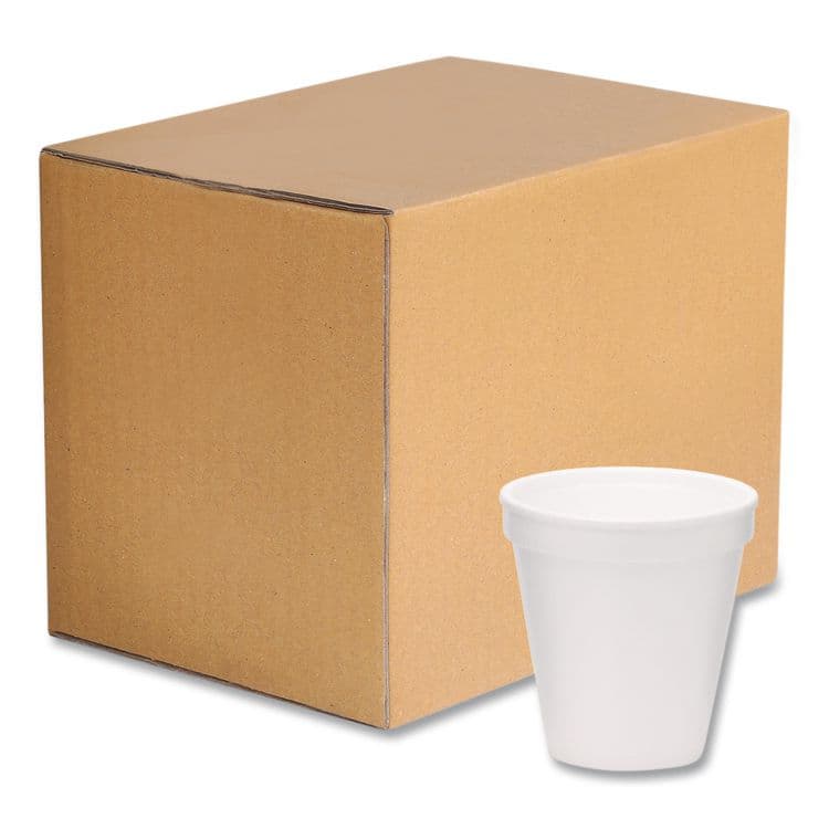 WINCUP CORPORATION Foam Drink Cups, 10 oz, White, 1,000/Carton (WCP221969) thumbnail 2
