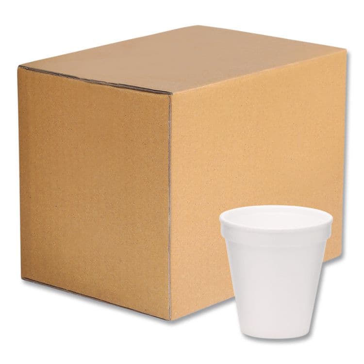 WINCUP CORPORATION Foam Drink Cups, 12 oz, White, 1,000/Carton (WCP221971) thumbnail 2