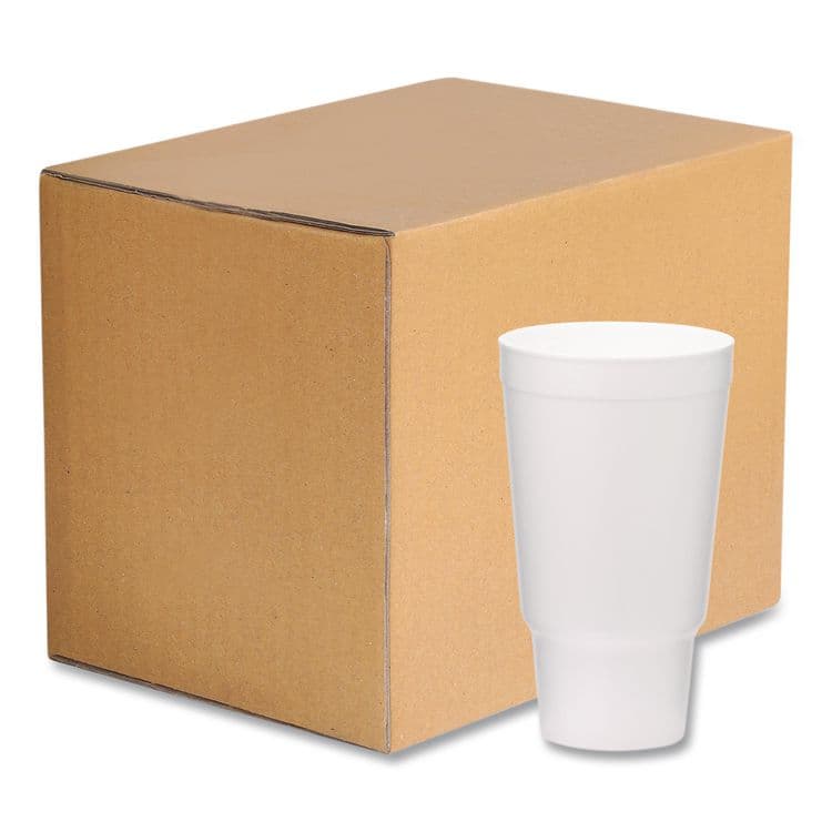 WINCUP CORPORATION Foam Drink Cups, 32 oz, White, 400/Carton (WCP221983) thumbnail 2