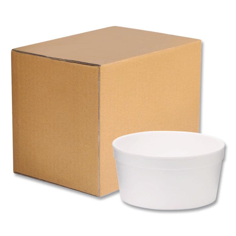 WINCUP CORPORATION Foam Containers, Tall Style, 8 oz, White, 500/Carton (WCP221996) thumbnail 2