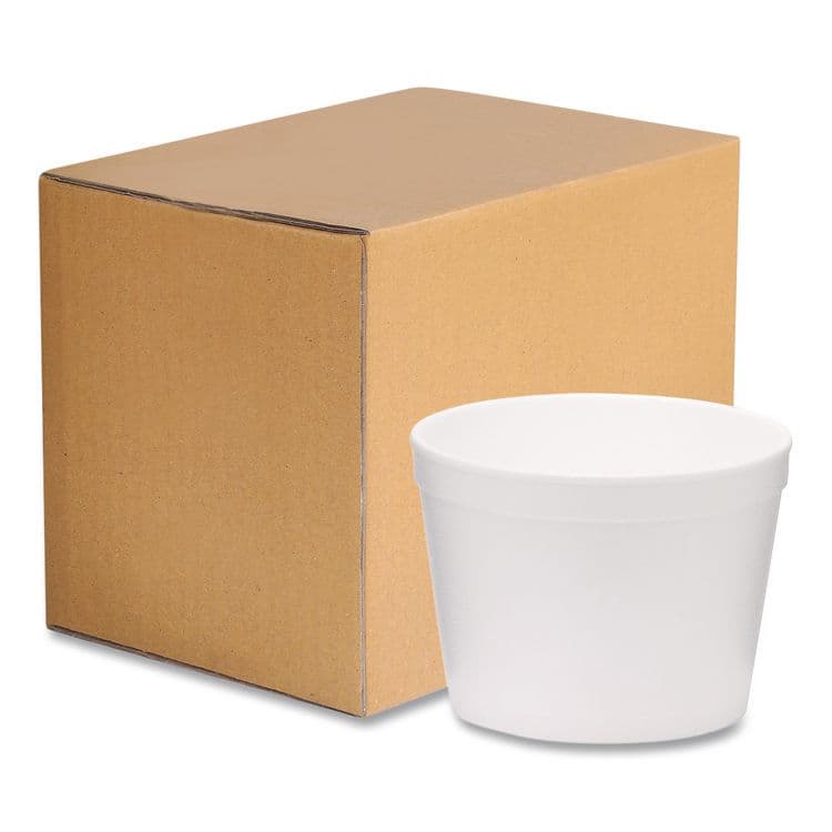 WINCUP CORPORATION Foam Containers, Tall Style, 12 oz, White, 500/Carton (WCP221998) thumbnail 2