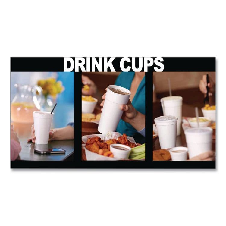 WINCUP CORPORATION Foam Drink Cups, 6 oz, White, 1,000/Carton (WCP221965) thumbnail 3