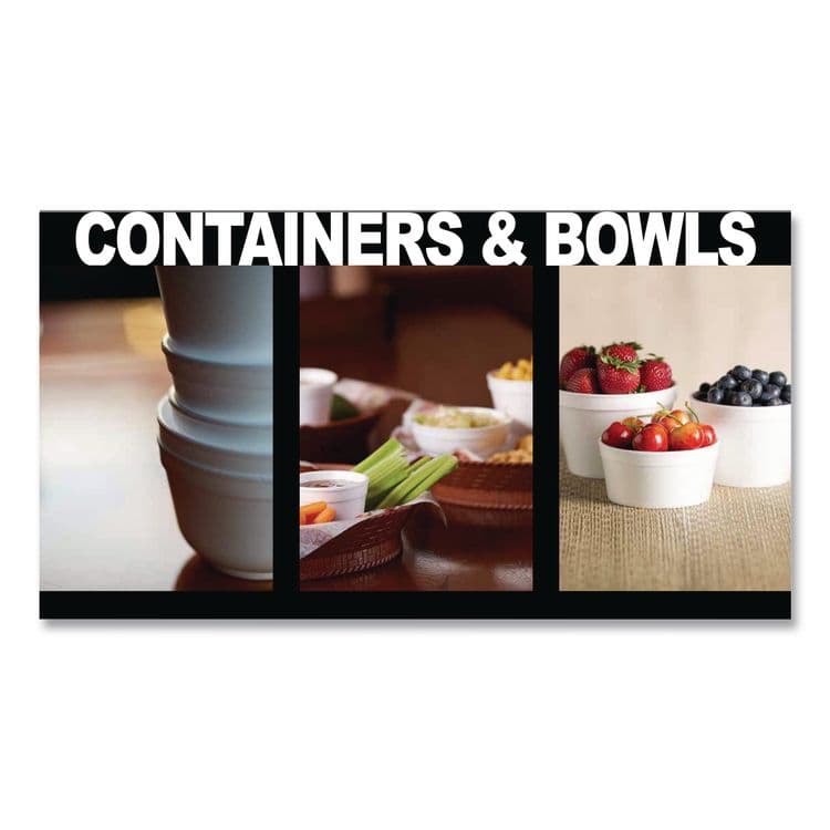 WINCUP CORPORATION Foam Bowls, Squat Style, 8 oz, White, 1,000/Carton (WCP221990) thumbnail 3