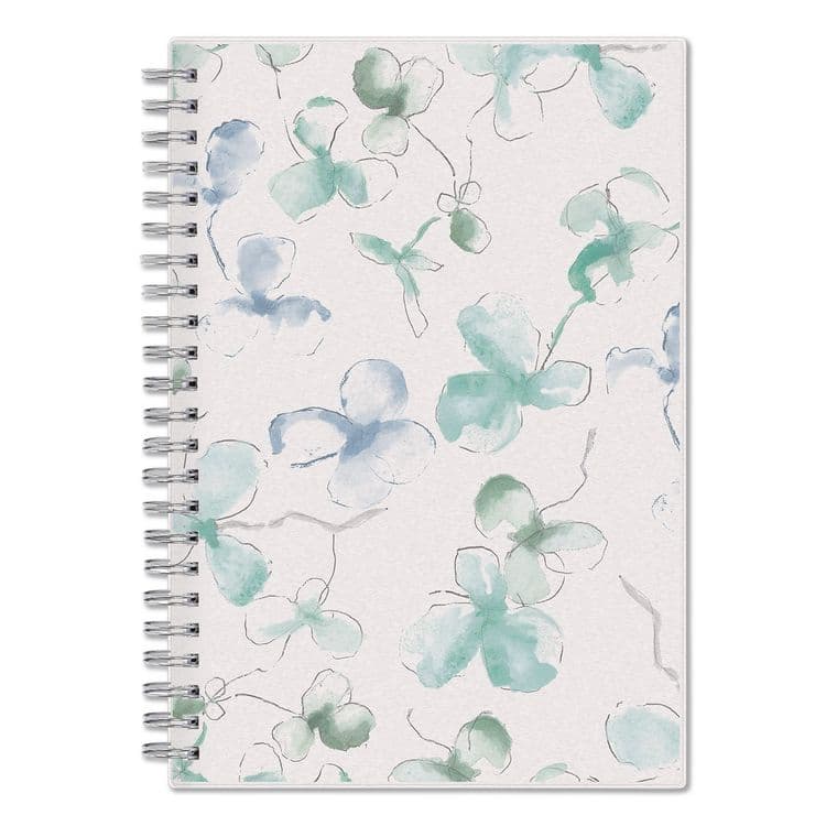 BLUE SKY Lindley Weekly/Monthly Planner, Lindley Floral Artwork, 8 x 5, White/Blue/Green Cover, 12-Month (Jan to Dec): 2026 (BLS101579) thumbnail 2