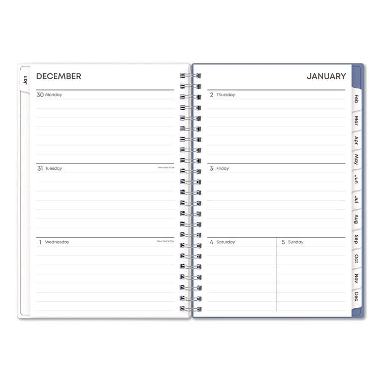 BLUE SKY Lindley Weekly/Monthly Planner, Lindley Floral Artwork, 8 x 5, White/Blue/Green Cover, 12-Month (Jan to Dec): 2026 (BLS101579) thumbnail 3