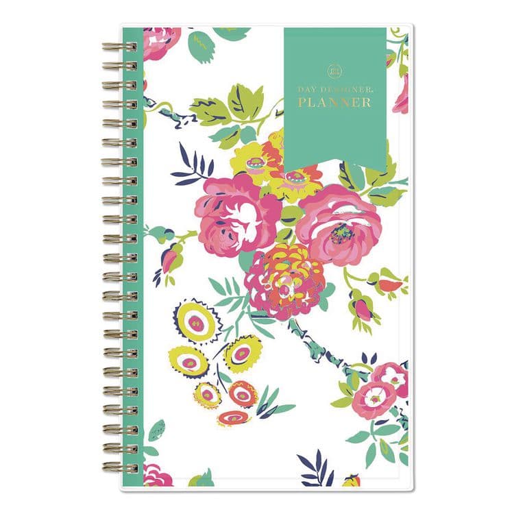 BLUE SKY Day Designer Peyton Create-Your-Own Cover Weekly/Monthly Planner, Floral Artwork, 8 x 5, White, 12-Month (Jan-Dec): 2026 (BLS103619) thumbnail 2
