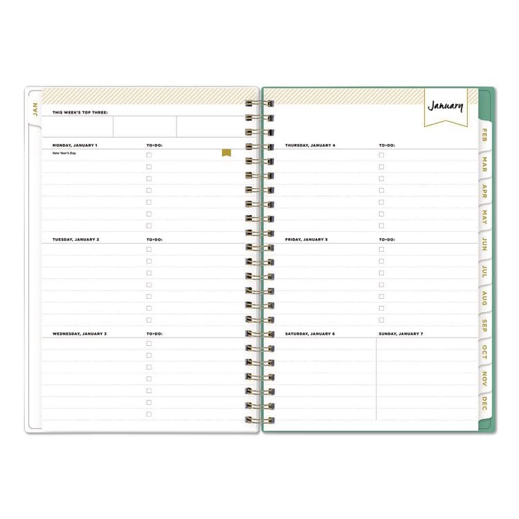 BLUE SKY Day Designer Peyton Create-Your-Own Cover Weekly/Monthly Planner, Floral Artwork, 8 x 5, White, 12-Month (Jan-Dec): 2026 (BLS103619) thumbnail 3