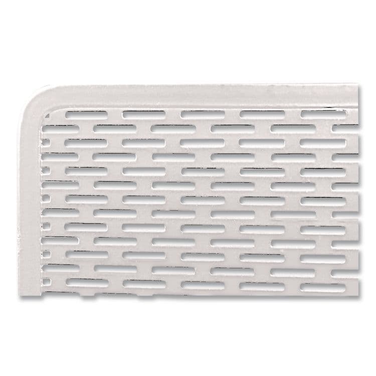 ARTISTIC LLC Urban Collection Punched Metal Letter Sorter, 3 Sections, DL to A6 Size Files, 6.5" x 3.25" x 5.5", White (AOPART20003WH) thumbnail 4