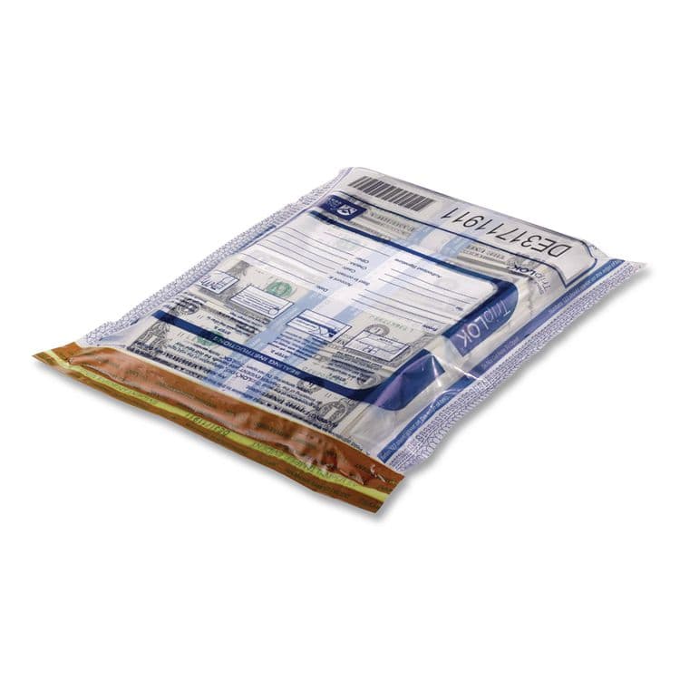 CONTROLTEK Deposit Bag, Plastic, 12" x 16", Clear, 100/Pack (CNK585040) thumbnail 2